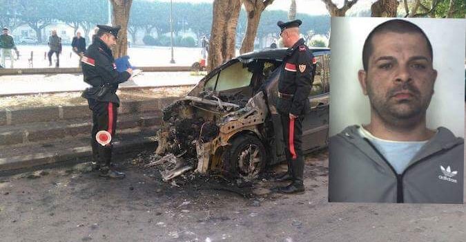 Siracusa, non accetta la fine della relazione con la compagna e incendia la macchina all’amica