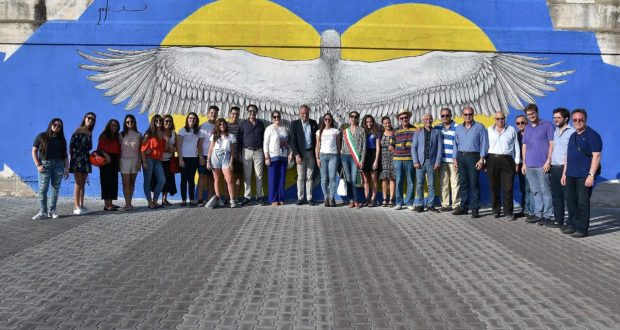 Augusta, inaugurato e donato un murales