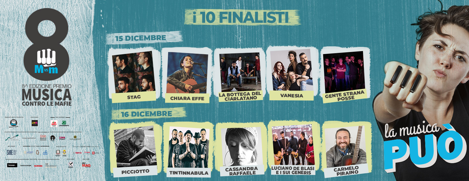 I dieci finalisti alla 5 giorni