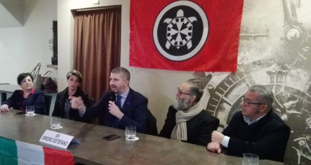Di Stefano leader Casa Pound: “Riprendiamoci l’autonomia della Sicilia”