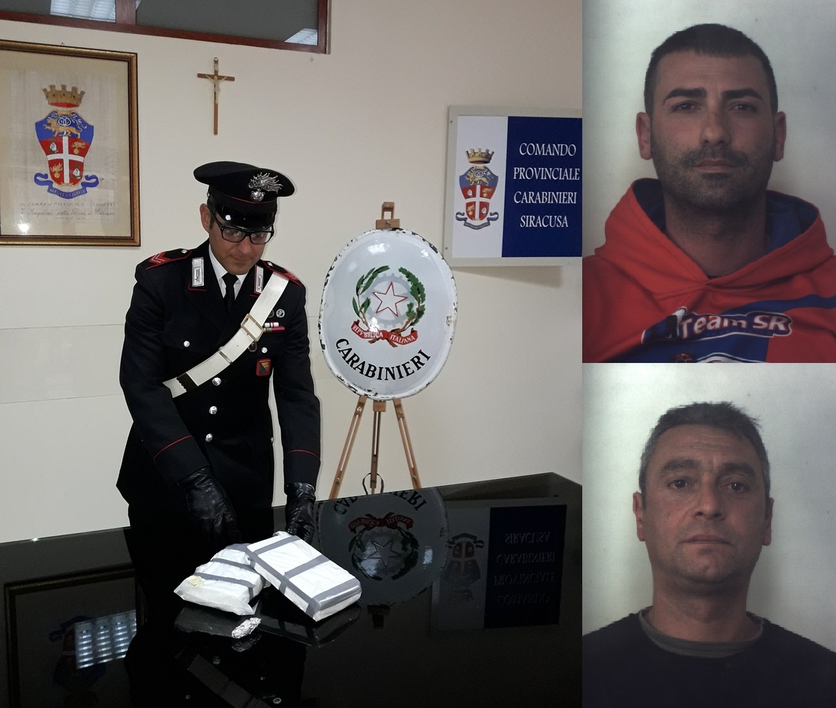 Siracusa. trasportavano oltre 2 chili di coccaina: arrestati