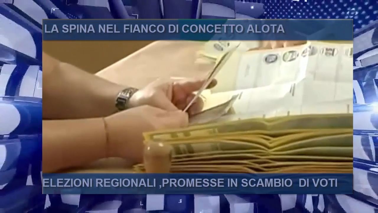 Elezioni Regionali, promesse in cambio di voti thumbnail