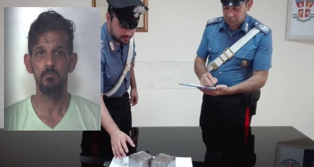 Priolese preso con un chilo di hashish in auto