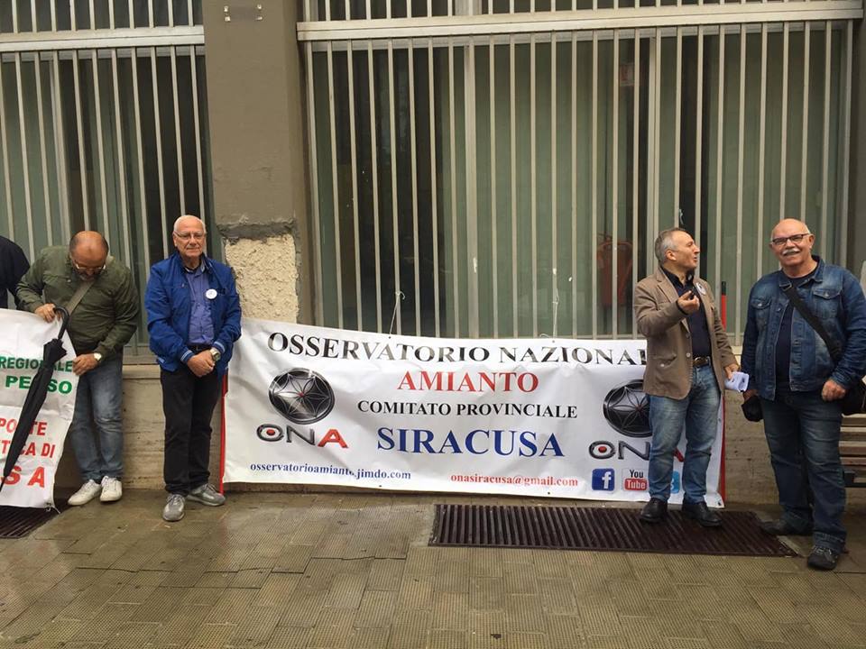 Lavoratori Amianto, sit-in davanti all’INPS