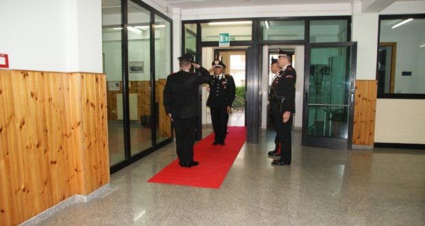 Il Gen. Cataldo in visita al comando provinciale dei carabinieri