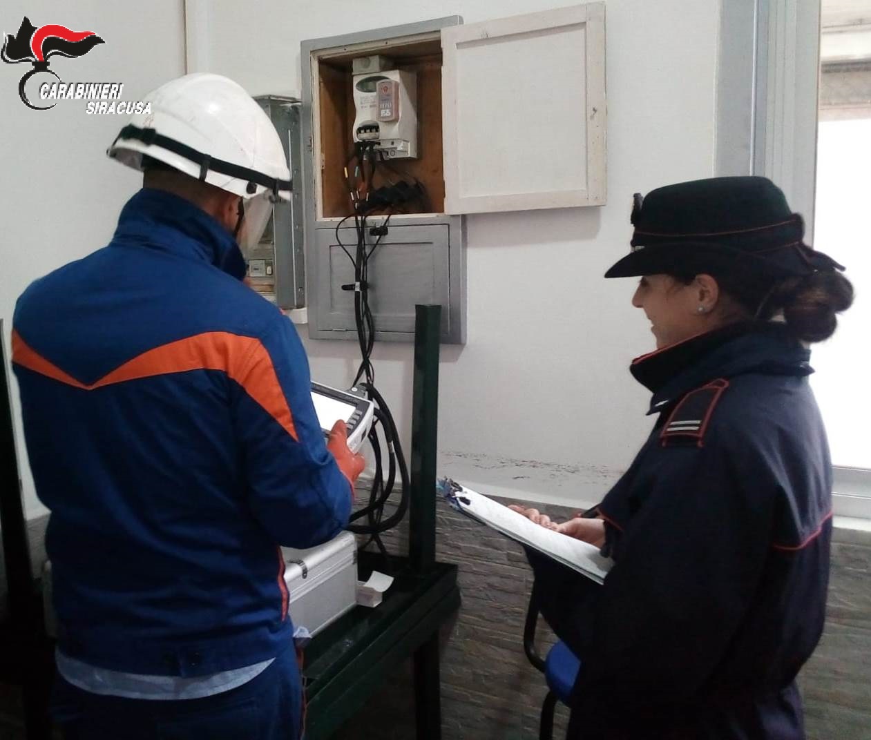 Pachino, furto di energia elettrica: denunciate 9 persone