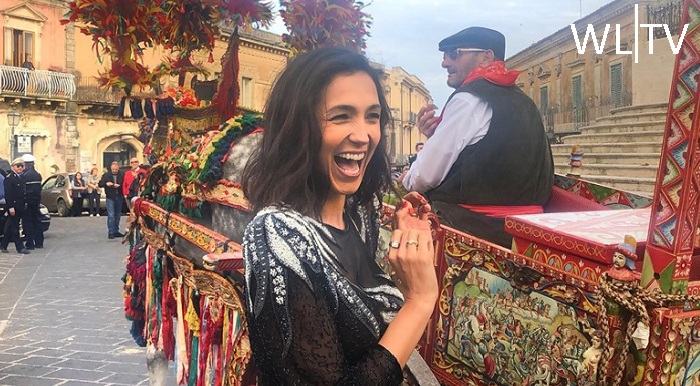 Palazzolo A., la conduttrice tv Caterina Balivo tra gli invitati a un matrimonio Vip