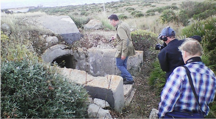National Geographic Channel alle batterie costiere di Siracusa-FOTO-