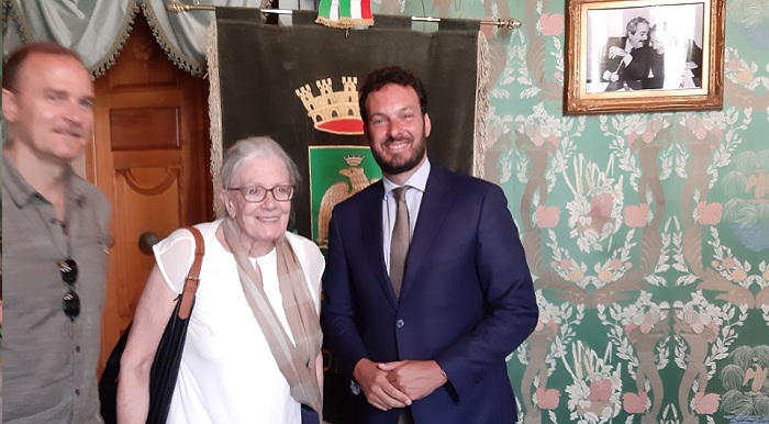 Siracusa. Il Sindaco Italia  ha ricevuto Vanessa Redgrave