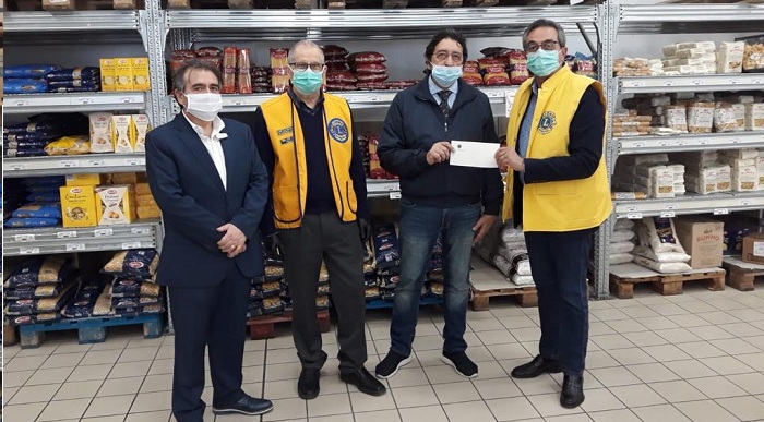 La solidarietà del Lions club Siracusa Host per l’emergenza Covid-19.