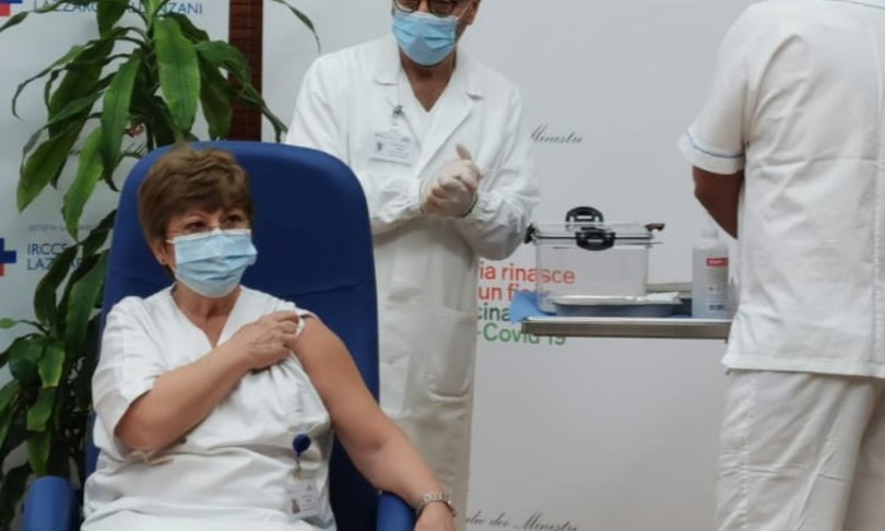 Covid – E’ il “V-Day”,  Spallanzani: eseguite le prime tre vaccinazioni