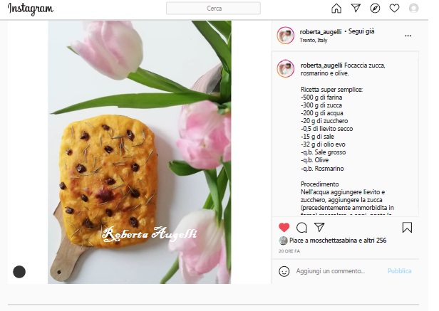 I consigli della food blogger: Focaccia zucca, rosmarino e olive.