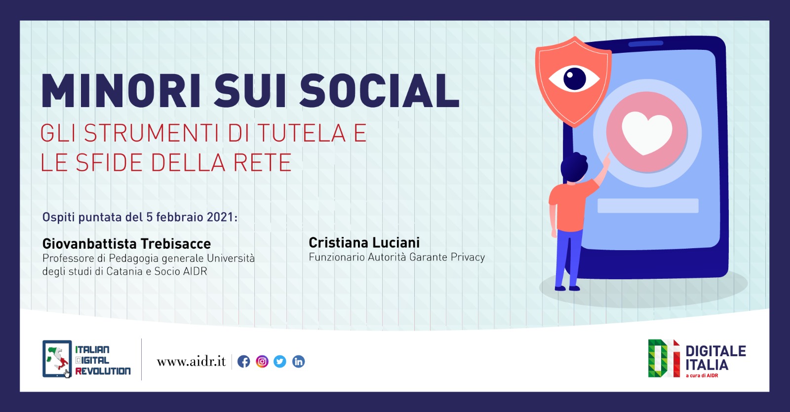 Minori e social, come tutelarli? Approfondimento a Digitale Italia