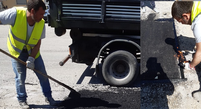 Manutenzione stradale, il nuovo appalto operativo da una settimana. Sindaco e assessore: “Interventi più efficaci e costi controllati”