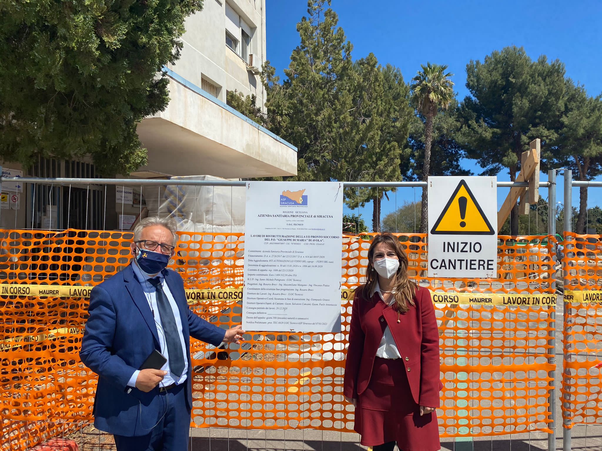 Vinciullo – Pronto Soccorso di Avola, proseguono i lavori di ristrutturazione