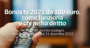 Al via bonus tv, Giorgetti firma decreto