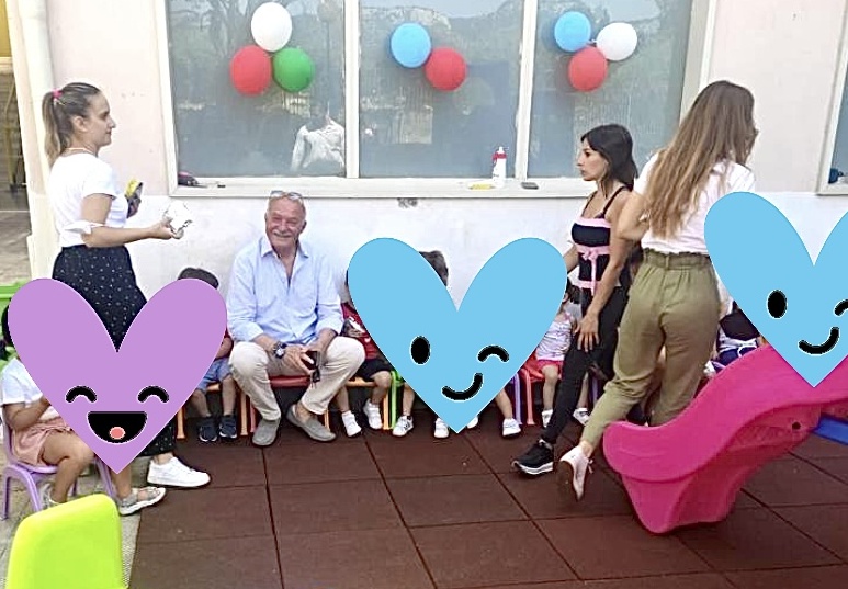 Priolo – Inaugurata la nuova area giochi allestita all’esterno nel plesso Manzoni