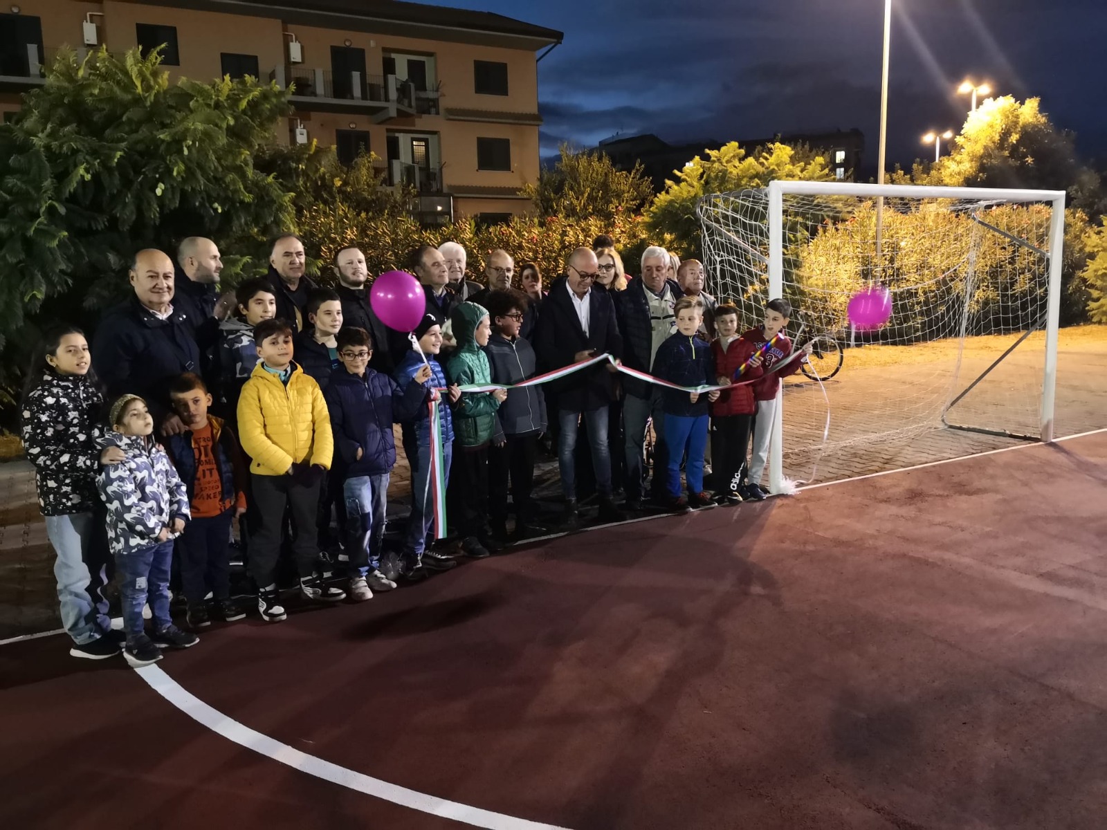 Acireale: inaugurato campo di calcio a 5 costruito con i fondi del bilancio partecipato
