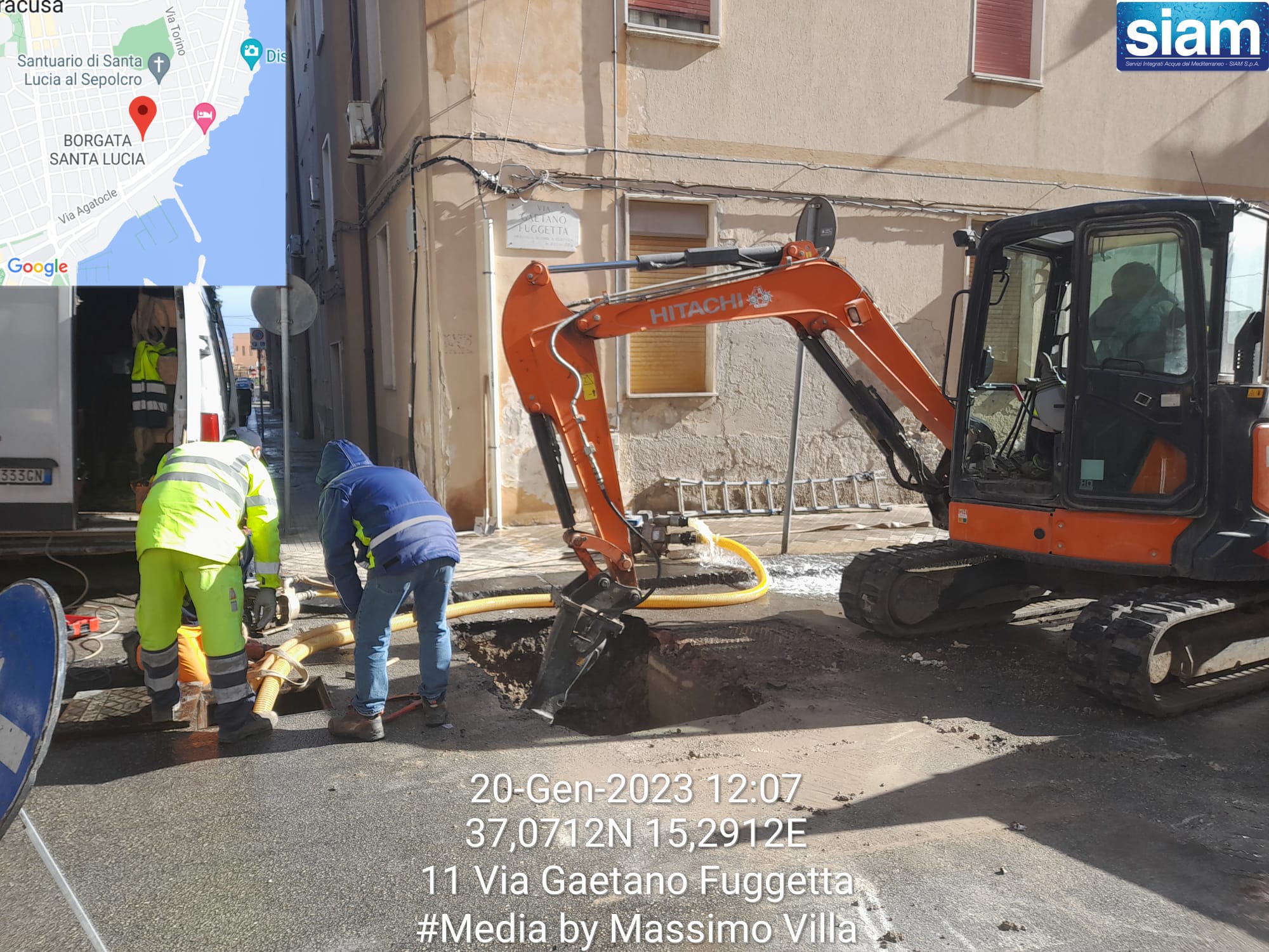 SIAM 20 gennaio 2023 – aggiornamento riparazione Borgata