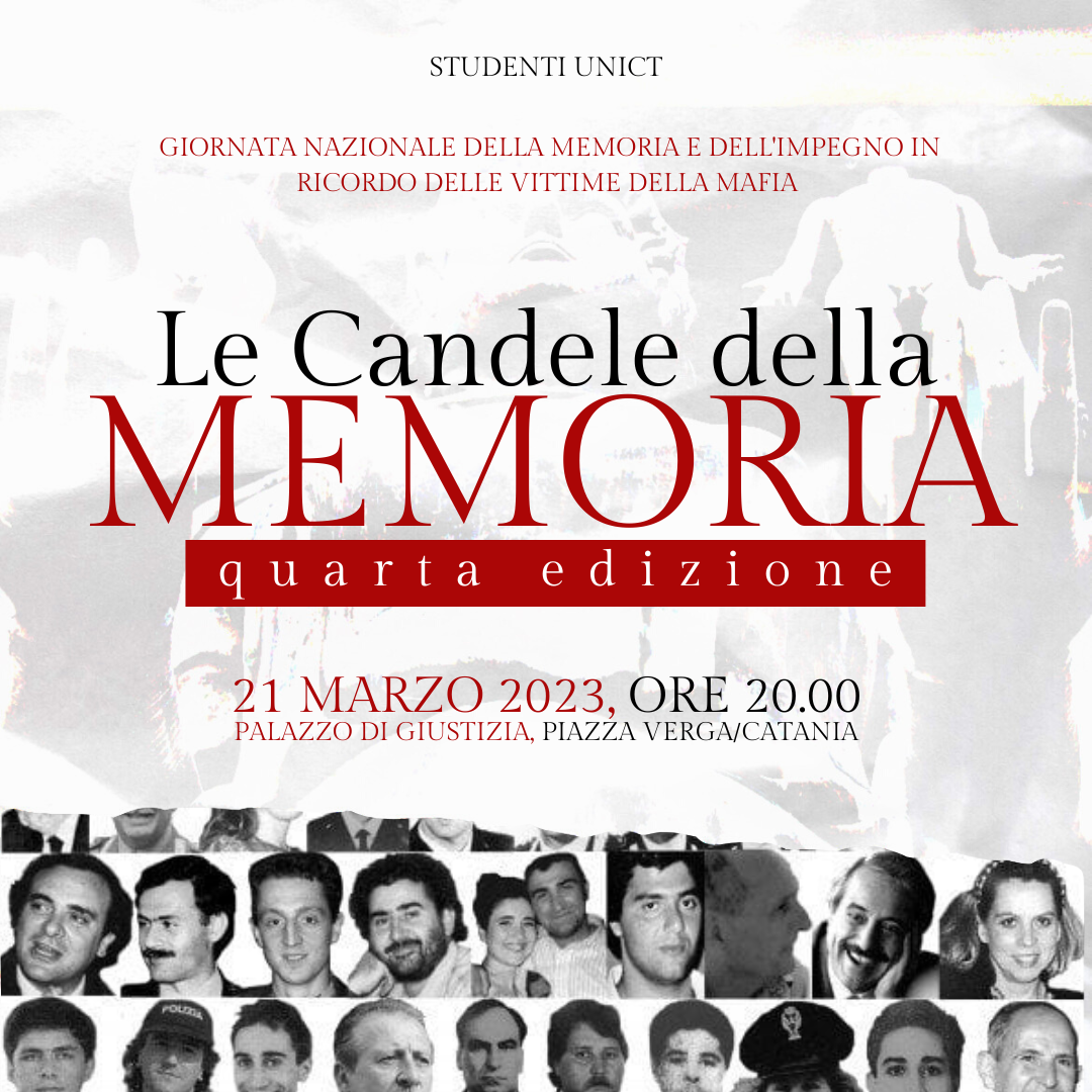 Catania, “Candele della memoria”: manifestazione in ricordo delle vittime di mafia a Palazzo di Giustizia