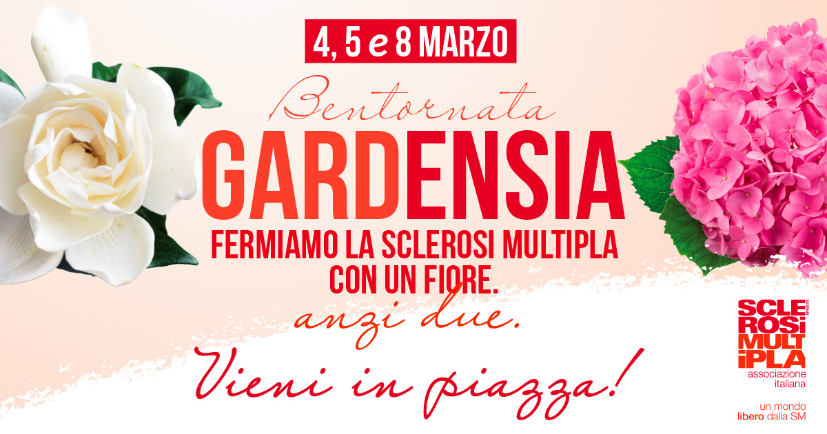 Bentornata Gardensia – anche a Siracusa i volontari AISM scenderanno in piazza per la ricerca