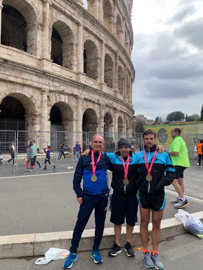 Tre atleti canicattinesi alla 28° Maratona di Roma di domenica 19 marzo 2023, le congratulazioni degli Amministratori