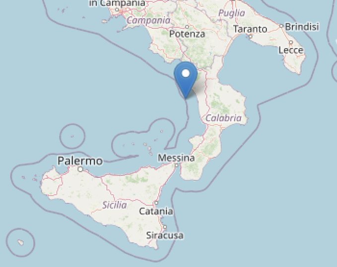 Cosenza, trema la terra: terremoto ML 4.8