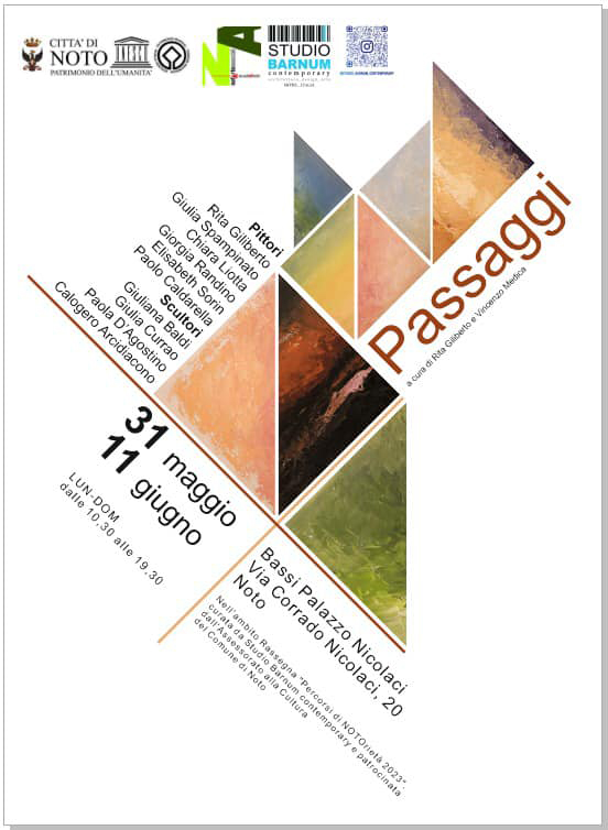 Noto: inaugurata mostra di pittura e scultura “Passaggi”