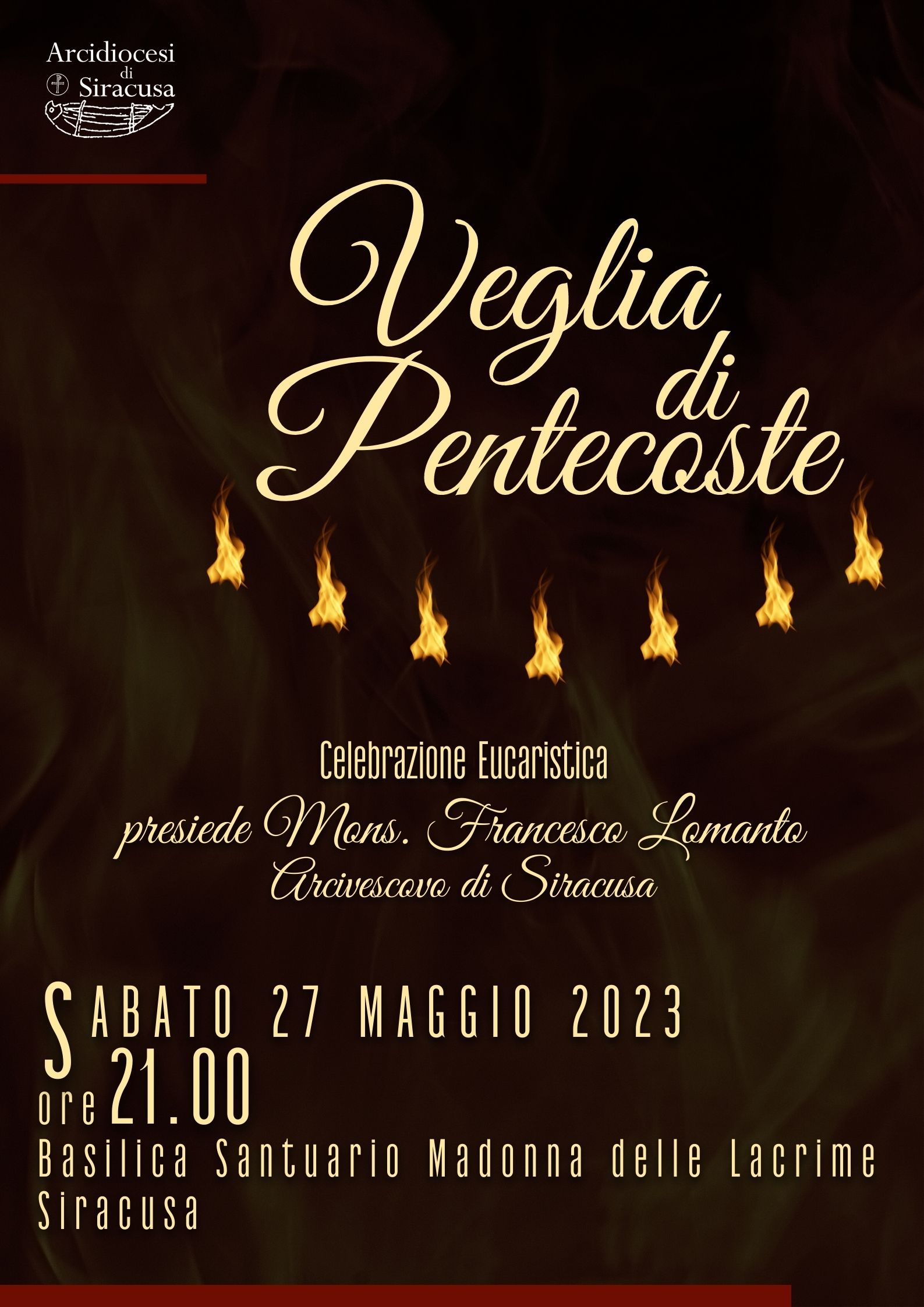 Arcidiocesi di Siracusa: Veglia di Pentecoste