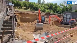 Frana investe un ristorante nel Viterbese, un morto -Video