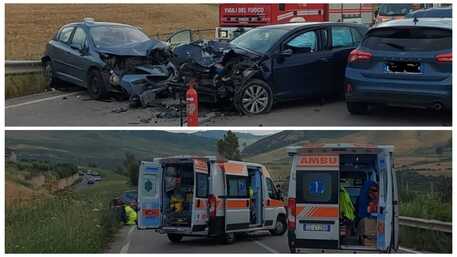 Incidente – Scontro tra auto ad Acquaviva Platani nel Nisseno, morta una donna