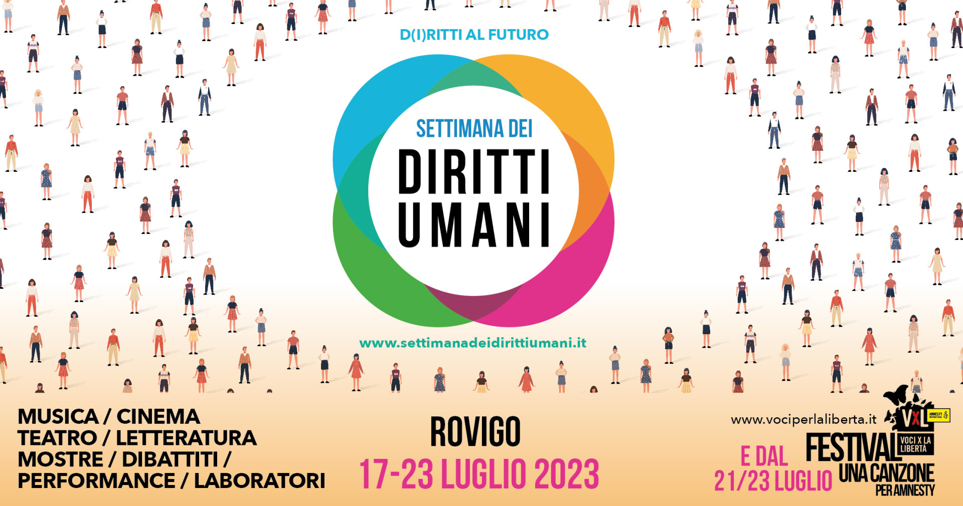 A Rovigo “La settimana dei diritti umani” a luglio con più di 60 eventi