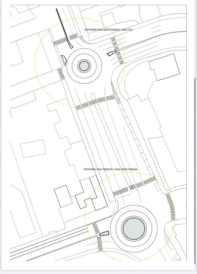 Siracusa – Lavori di riqualificazione sugli assi viari – Viale Teracati-Viale Santa Panagia-Viale Tica