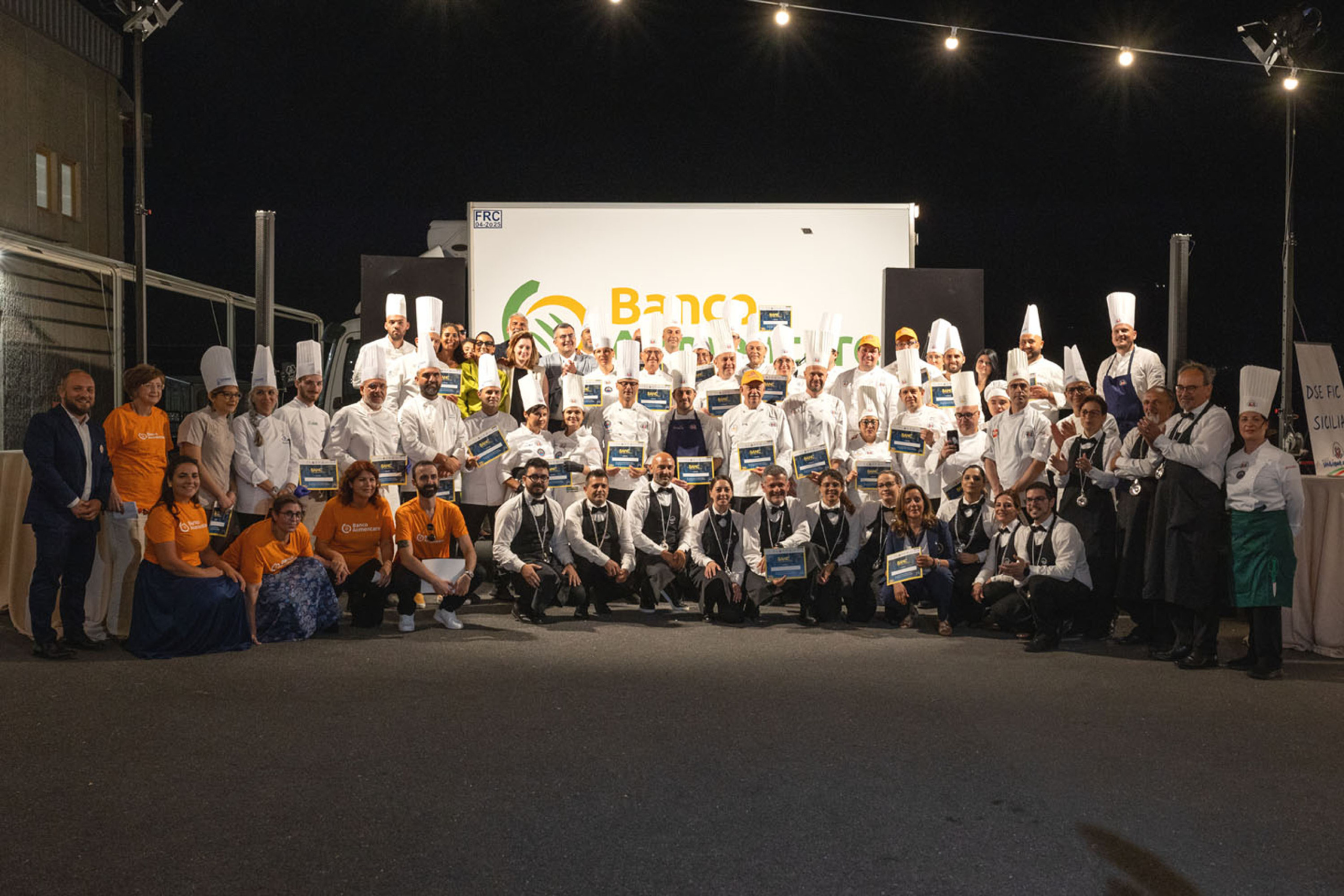 Catania – Più di 160 presenze alla cena di raccolta fondi  del Banco Alimentare della Sicilia ODV