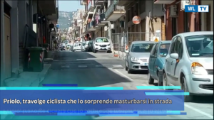 Priolo, travolge ciclista che lo sorprende masturbarsi in strada