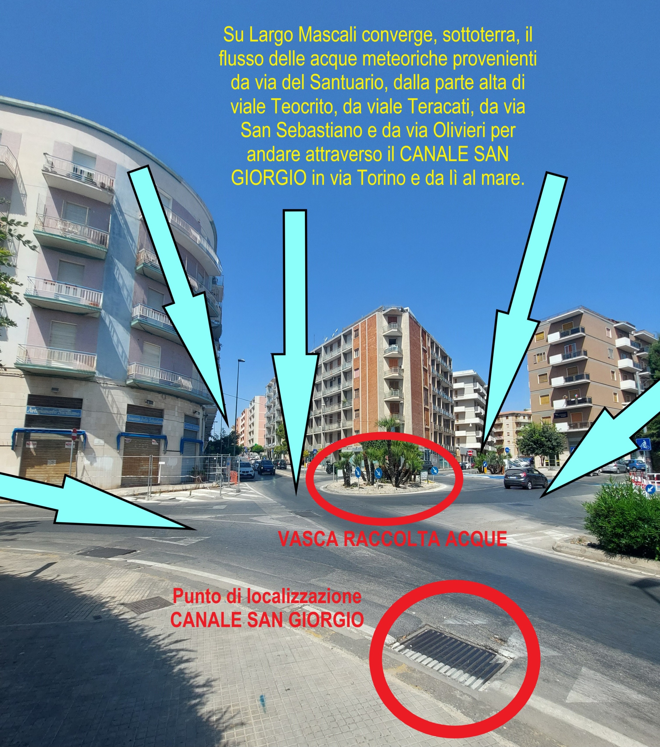 Siracusa, “Civico 4” sul cedimento sotto viale Teocrito – Mangiafico: “Intervento tardivo, si ponga rimedio prima che le piogge causino danni più gravi” – Foto
