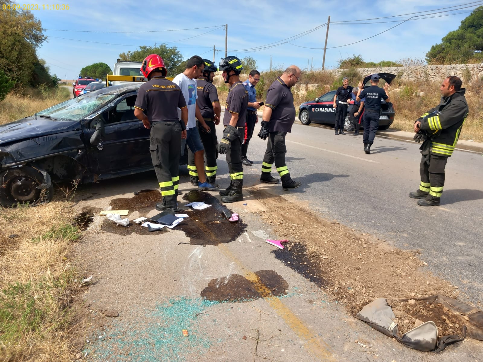 Sicilia: auto si ribalta nei pressi di Poggio del Sole nel Ragusano, donna trasportata in ospedale dall’elisoccorso