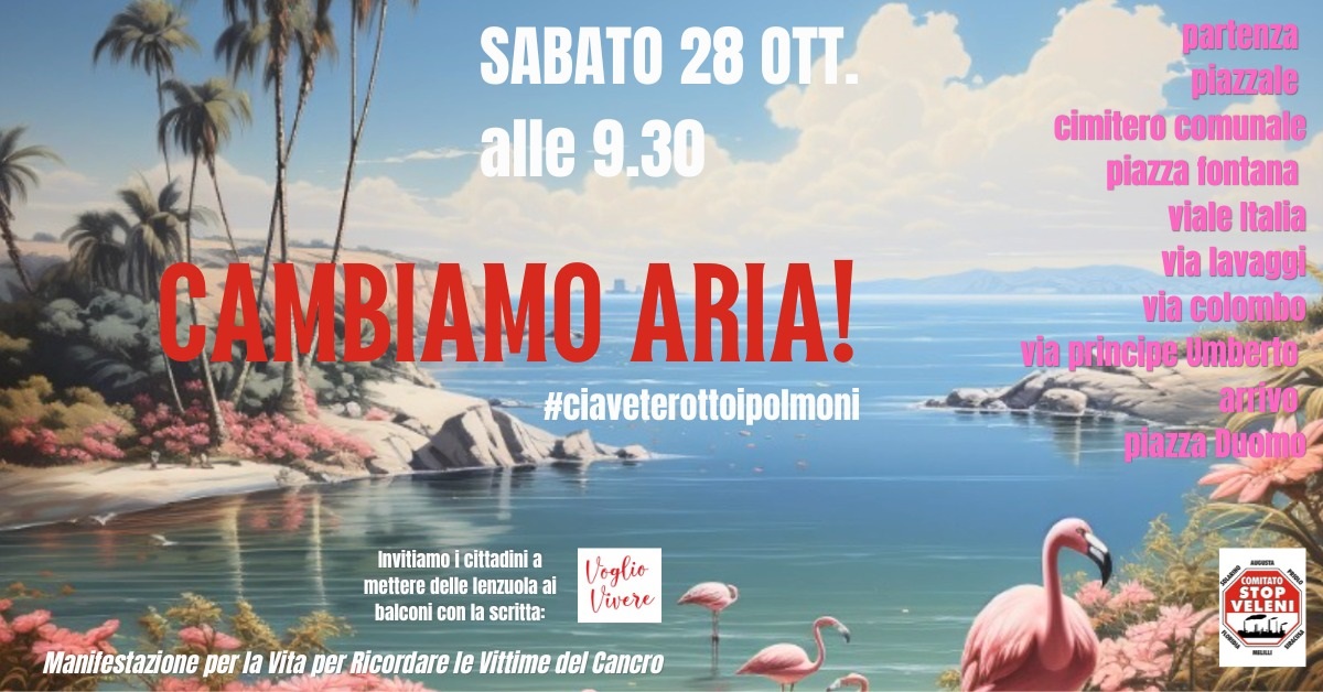 Comitato Stop Veleni: Un incontro alla “vita”