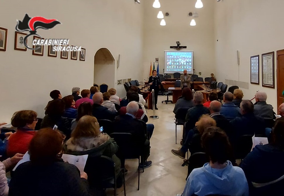 Buscemi – Truffe, anziani nel mirino: iniziative dei Carabinieri volte a sensibilizzare la cittadinanza