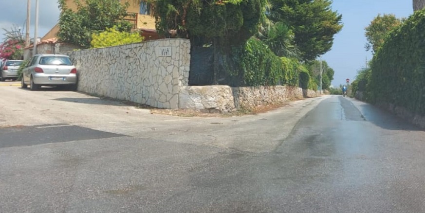 Siracusa , situazione critica di Via Teti – Via Eumenidi a Cassibile Fontane Bianche: Romano chiede un’intervento immediato