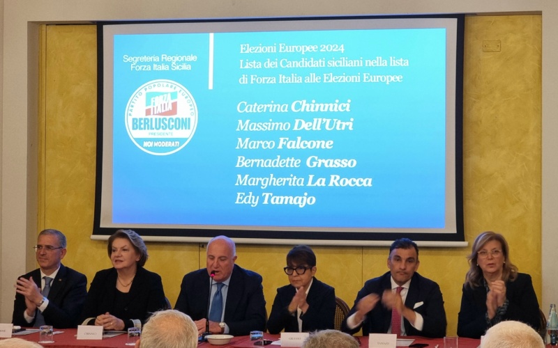 Elezioni europee. Forza Italia presenta candidati siciliani