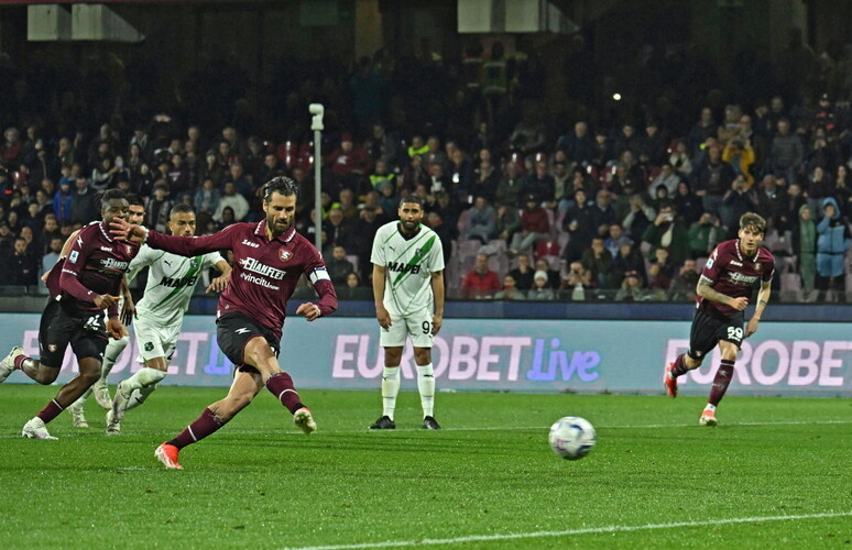 Serie A: Salernitana-Sassuolo 2-2