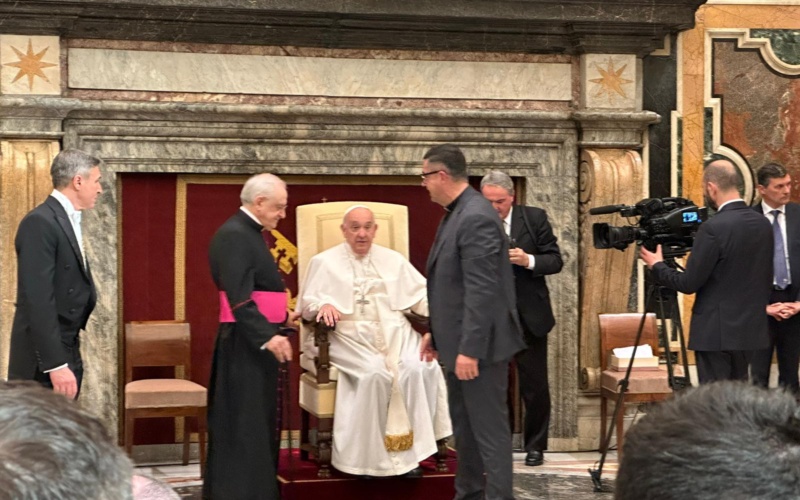 Papa Francesco incontra la Fondazione Sant’Angela Merici