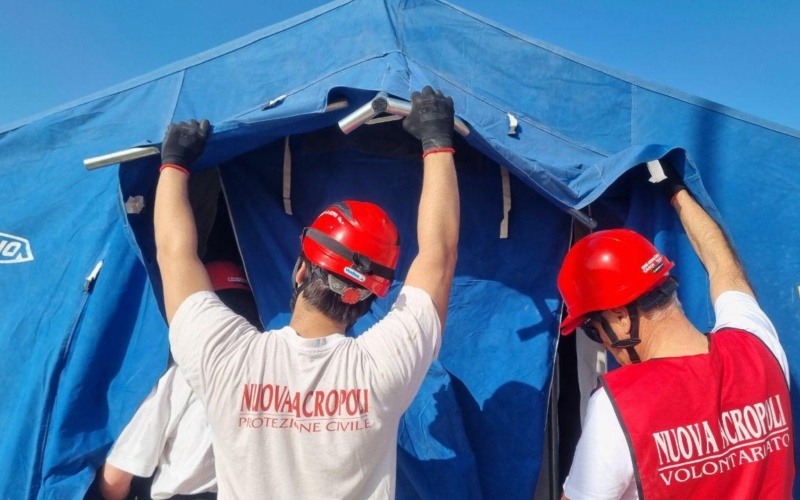 Nuova Acropoli, esercitazioni per la formazione dei volontari