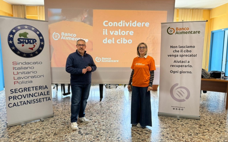 Firmato un Protocollo d’Intesa tra Siulp di Caltanissetta e Banco Alimentare della Sicilia ODV