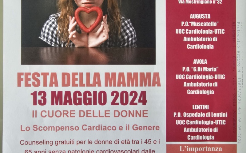 Il 13 Maggio sarà dedicato a tutte le donne