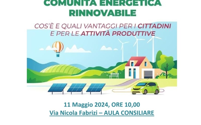 Priolo, giorno 11 Maggio Workshop sulla “Comunità Energetica”