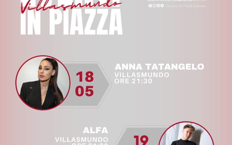 San Michele Arcangelo – Anna Tatangelo e Alfa in concerto a Villasmundo