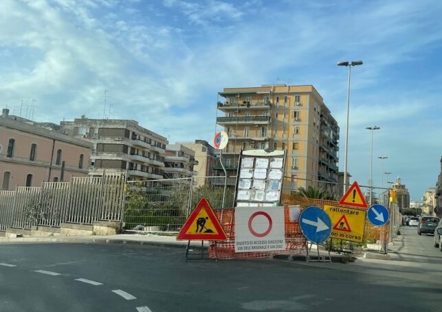 Siracusa, via Agatocle: chiuso il tratto tra via Piave e piazza Euripide