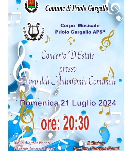 Priolo Estate 2024,  primo evento a largo dell’Autonomia Comunale